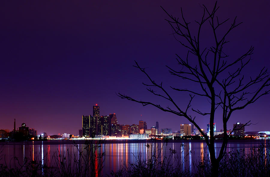 Detroit Photograph - Detroit Skyline by Cale Best Detroit Photograph - Detroit Skyline by Cale Best