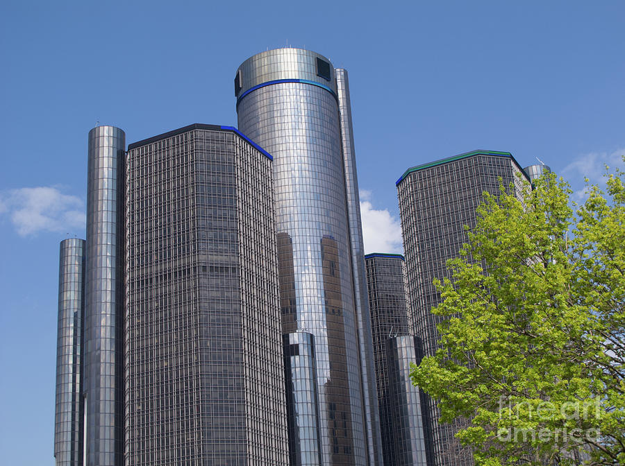 Detroit Towers Photograph by Ann Horn