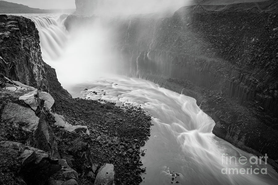 Dettifoss Flow Photograph by Inge Johnsson