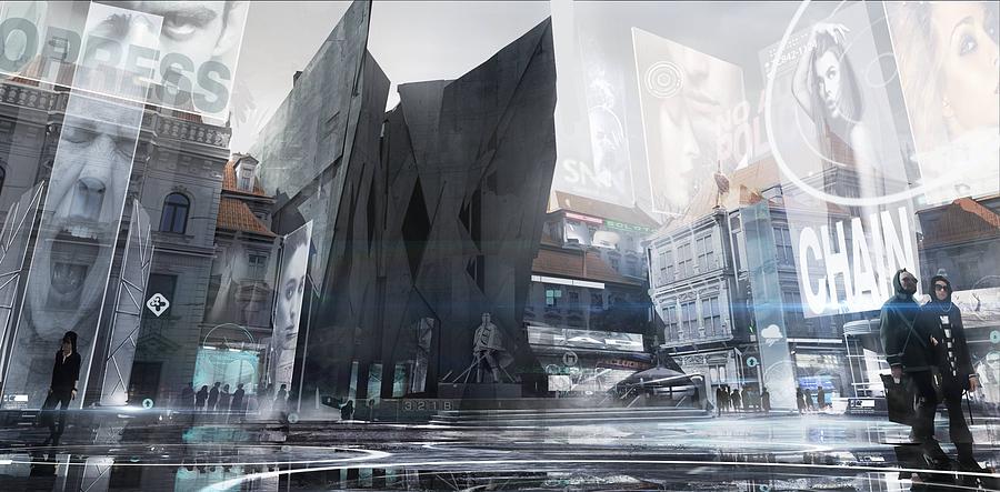 Landscape Digital Art - Deus Ex Mankind Divided by Maye Loeser