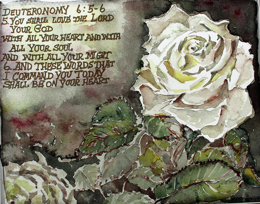 Deuteronomy 6 Painting by Mindy Newman
