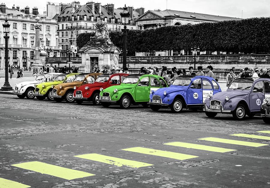 Deux Chevaux in Color Photograph by Ross Henton