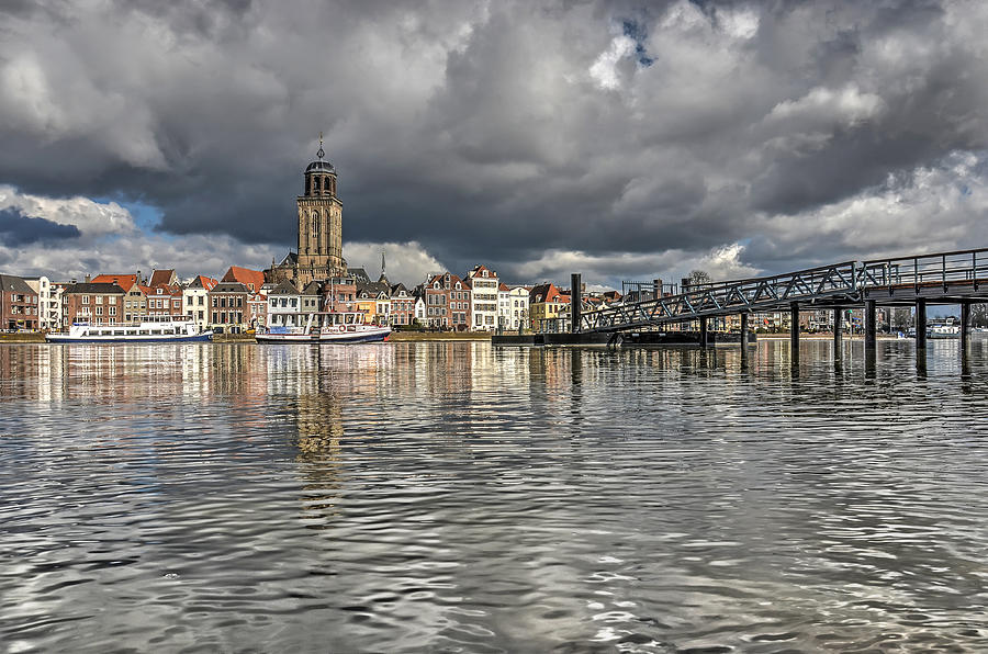 Deventer and the River Photograph by Frans Blok