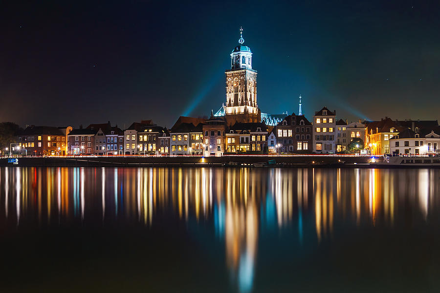 Deventer Photograph - Deventer by Night by Martin Podt