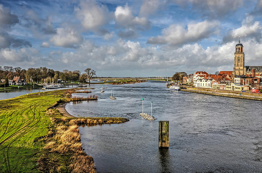 Deventer from the Bridge Photograph by Frans Blok