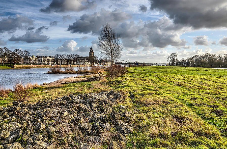 Deventer from the Floodplains Photograph by Frans Blok