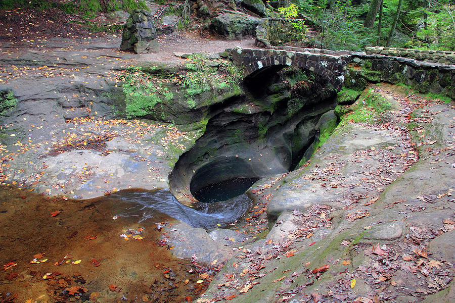 Devils Bathtub at Old Mans Cave Photograph by Angela Murdock