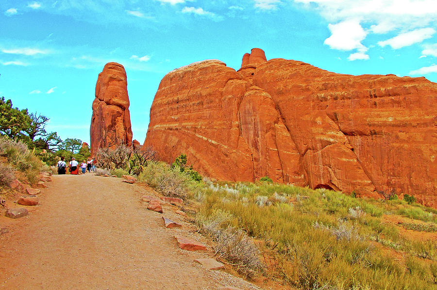 Devils Garden Trail in Arches  National Park, Utah Photograph by Ruth Hager