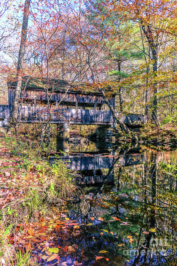 Devils Hopyard State Park covered bridge Photograph by Claudia M Photography