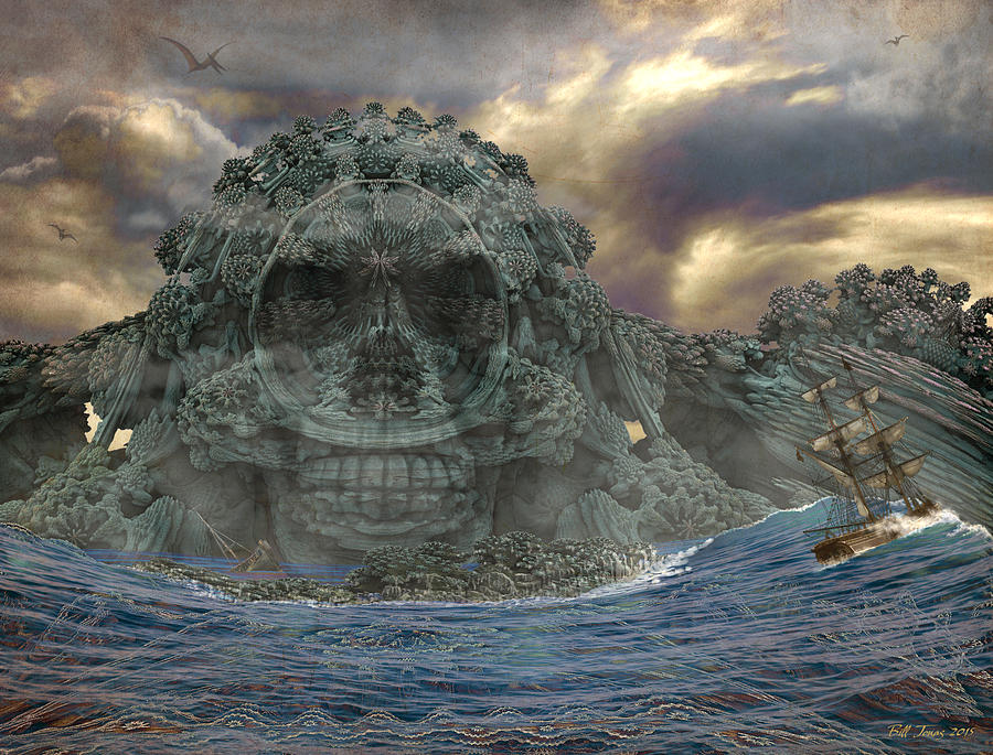 Devils Island Digital Art by Bill Jonas