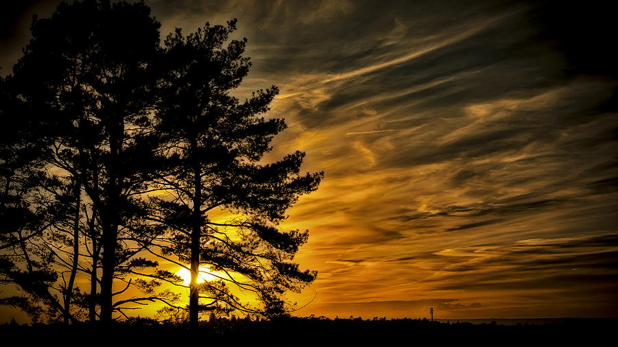 Sunset Photograph - Devils Sunset by Chris Boulton