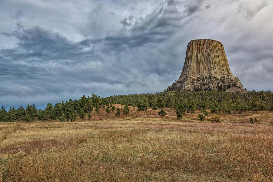 Devils Tower Expanse Photograph by John M Bailey