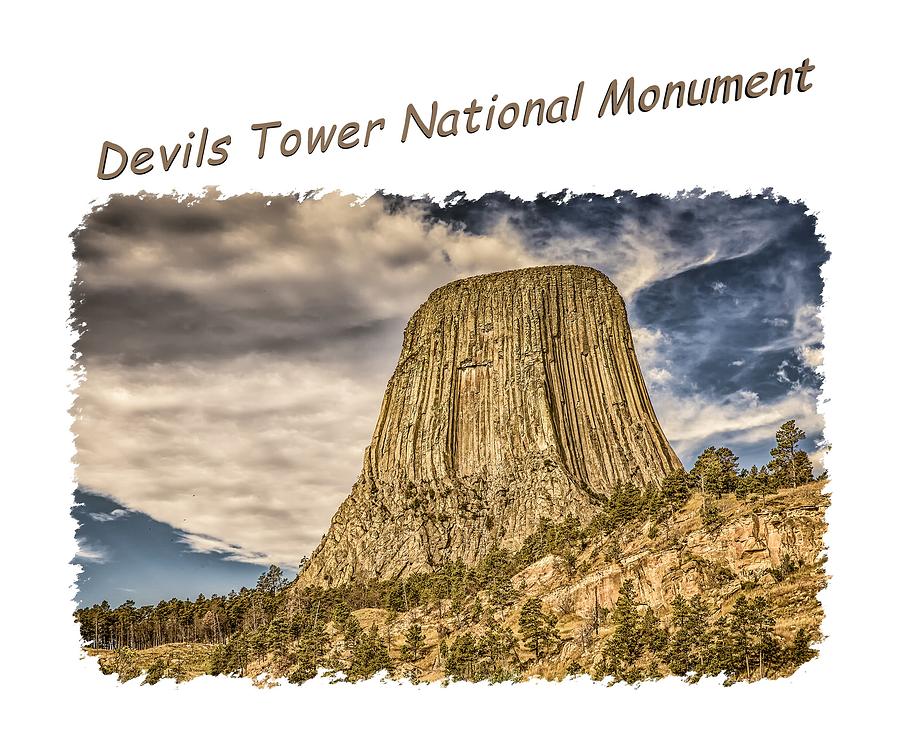 Devils Tower Inspiration 2 Photograph by John M Bailey