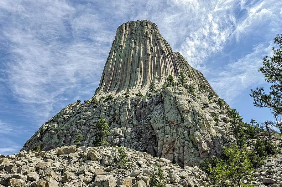 Devils Tower National Monument Wyoming  -  DEVTOW009 Photograph by Frank J Benz