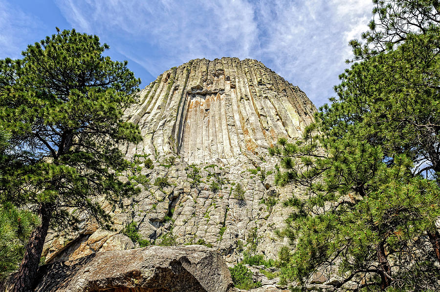 Devils Tower National Monument Wyoming  -  DEVTOW012 Photograph by Frank J Benz