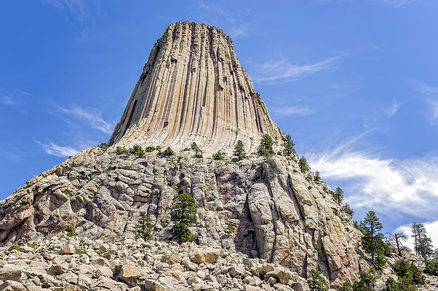 Devils Tower National Monument Wyoming  -  DEVTOW016 Photograph by Frank J Benz