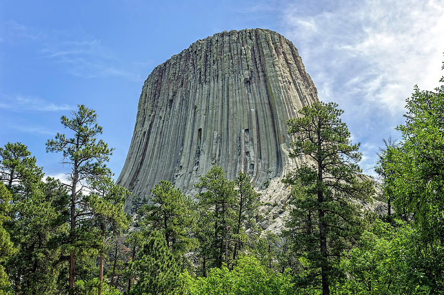Devils Tower National Monument Wyoming  -  DEVTOW018 Photograph by Frank J Benz