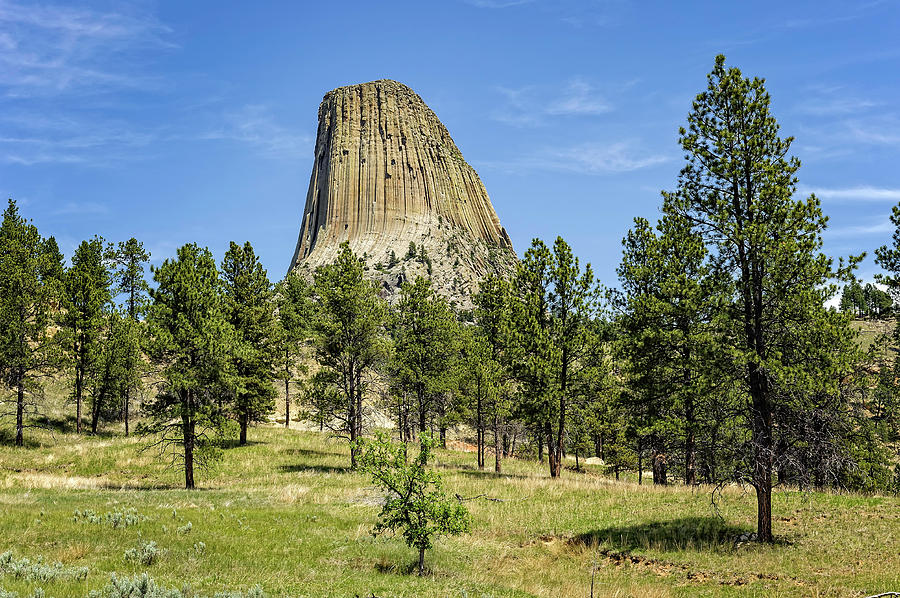 Devils Tower National Monument Wyoming  -  DEVTOW019 Photograph by Frank J Benz