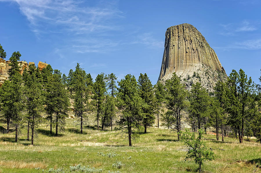 Devils Tower National Monument Wyoming  -  DEVTOW020 Photograph by Frank J Benz