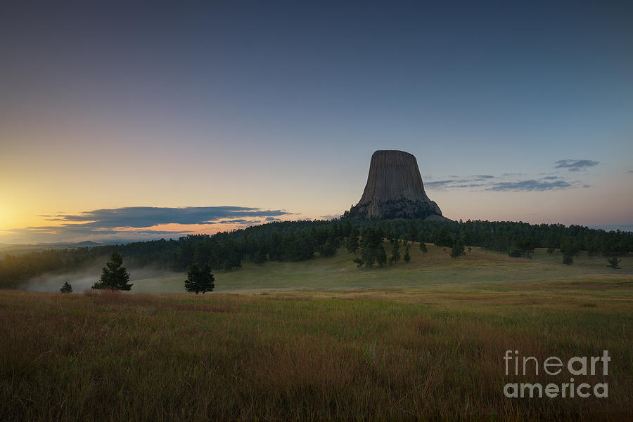 Devils Tower Sunrise  Photograph by Michael Ver Sprill