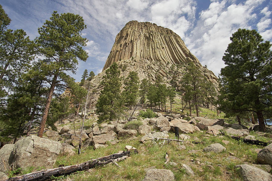 Devils Tower, Wyoming Photograph by Jim Hughes
