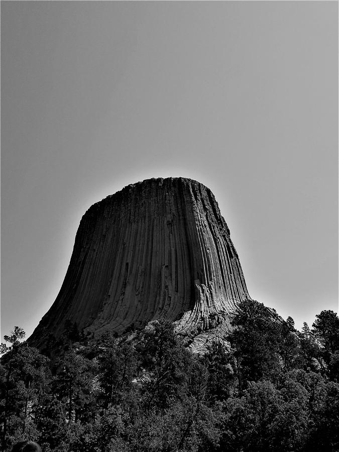 Devils Tower11 B W Photograph by Rob Hans