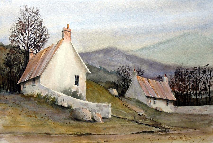 England Painting - Devonshire Cottage I by Charles Rowland England Painting - Devonshire Cottage I by Charles Rowland
