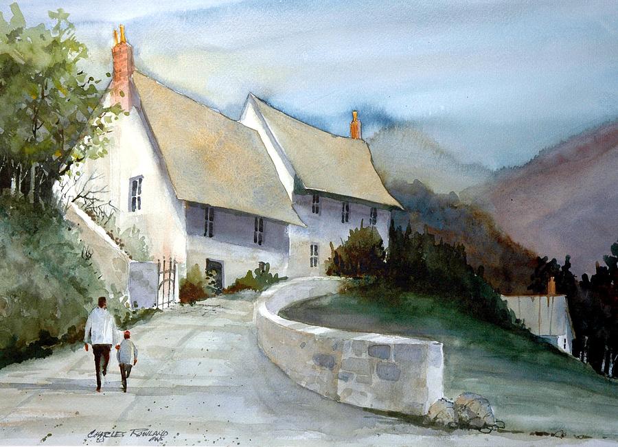 Devonshire Cottage II Painting by Charles Rowland