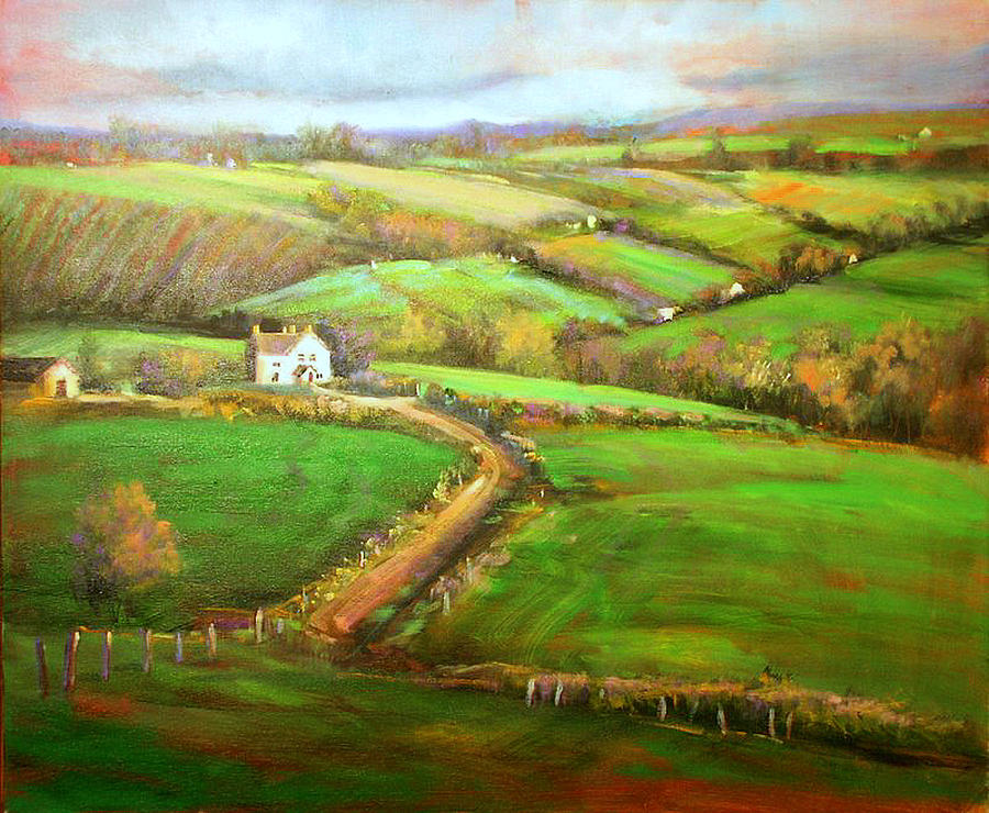 Devonshire Spring Painting by Sally Seago - Fine Art America