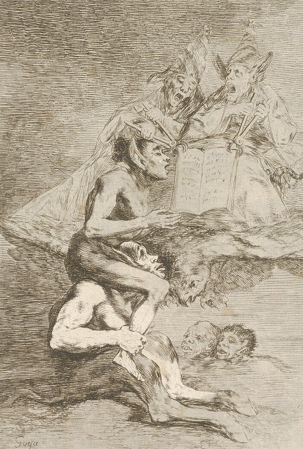 Devout Profession Relief by Francisco Goya
