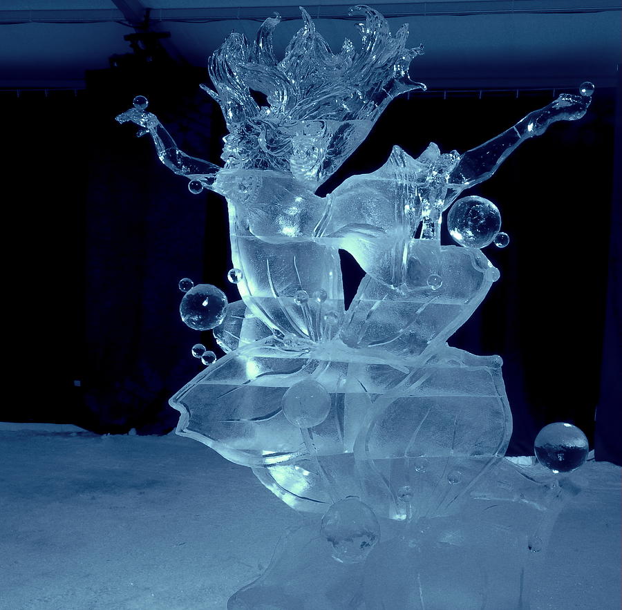 Dew Drop Ice Sculpture Photograph by Betty-Anne McDonald
