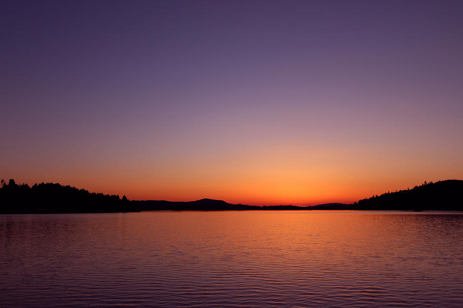 Dexter Lake Sunset Photograph by Kami McKeon