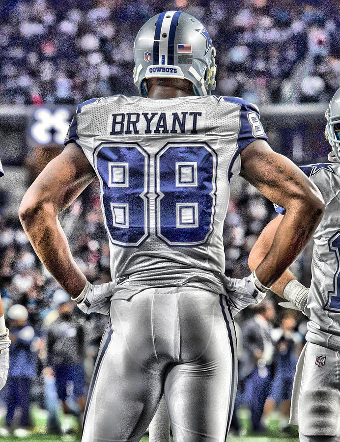 Dez Bryant Dallas Cowboys Art Painting by Joe Hamilton - Pixels