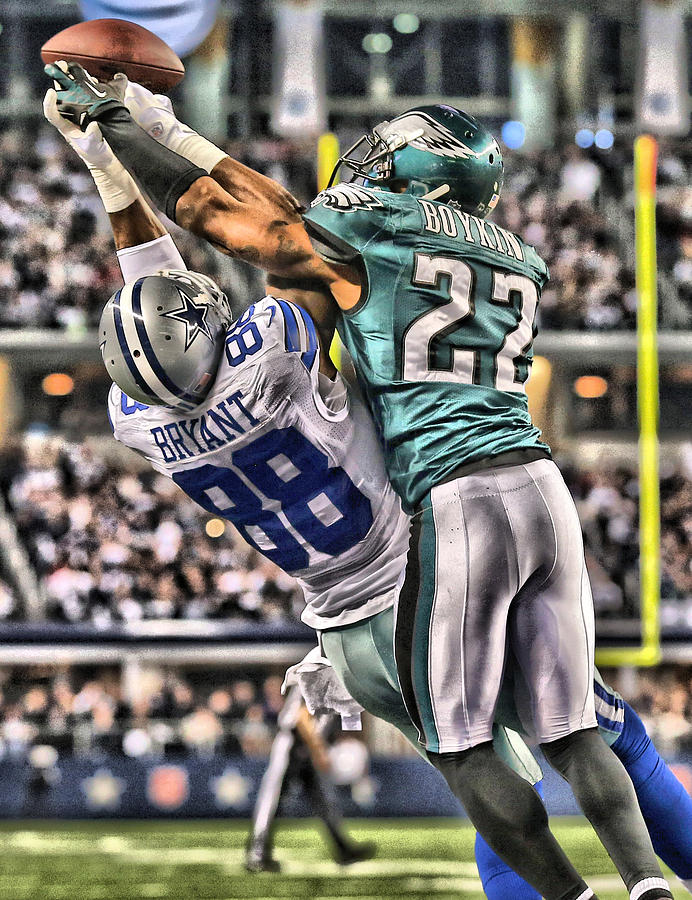 Dez Bryant Dallas Cowboys Art by Joe Hamilton