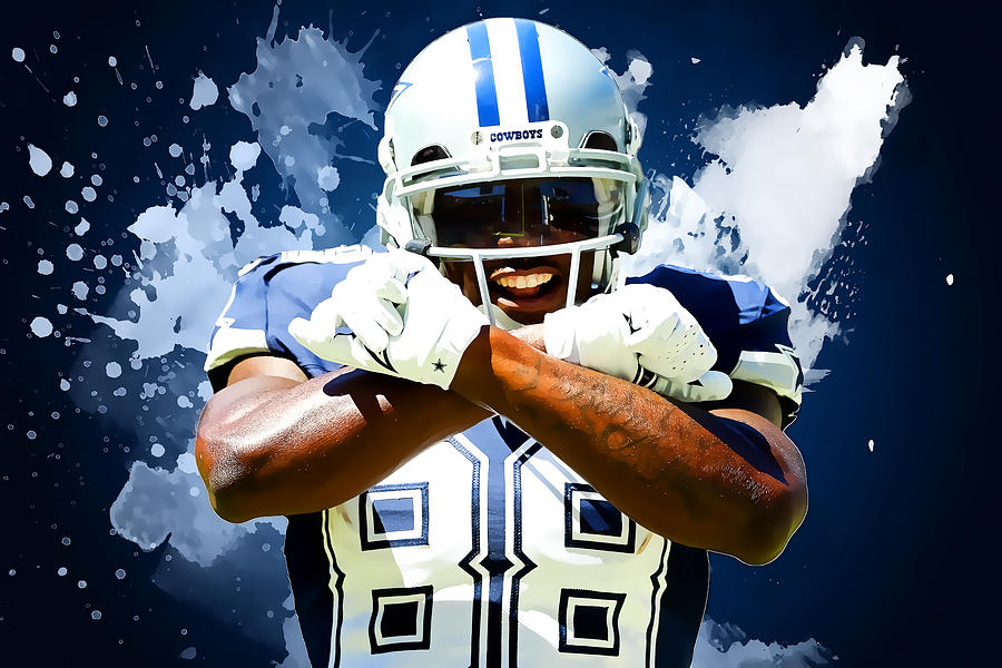 Dez Bryant Digital Art by Semih Yurdabak