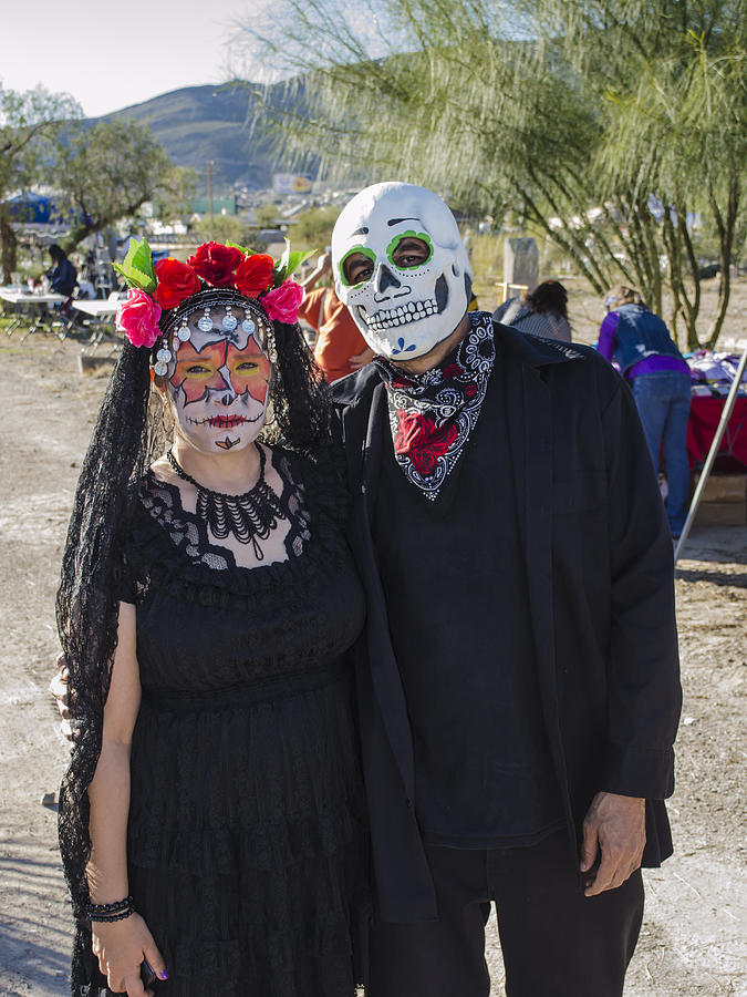 El Paso Photograph - Dia de los Muertos 1 by Allen Sheffield