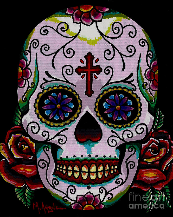 Dia De Los Muertos Painting by Maria Arango