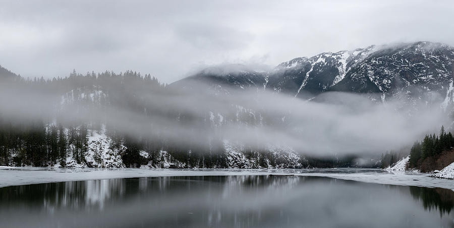 Diablo Lake in the North Cascade WA Digital Art by Michael Lee
