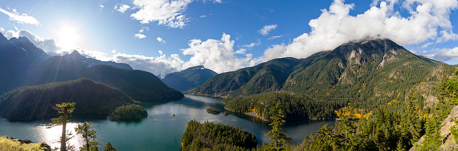 Diablo Lake in the North Cascades Photograph by Michael Russell