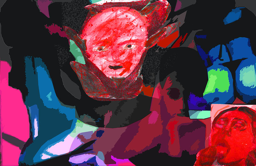 Nude Mixed Media - Diablo Secret by Noredin Morgan Nude Mixed Media - Diablo Secret by Noredin Morgan