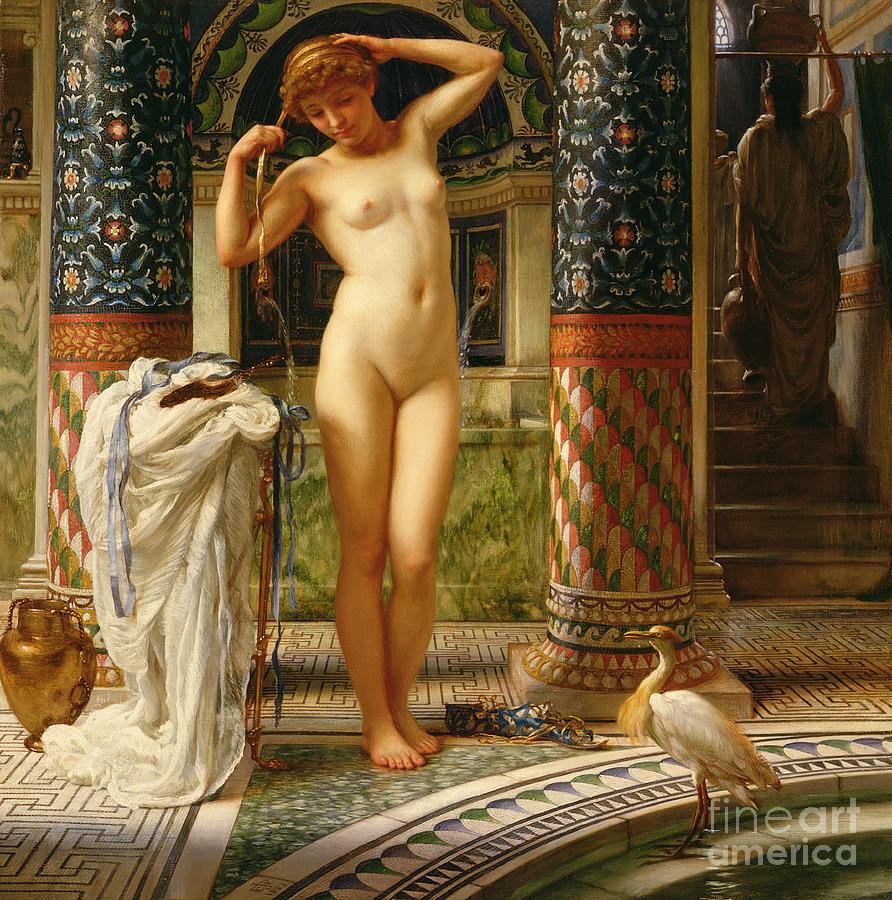 Nude Painting - Diadumene by Edward John Poynter