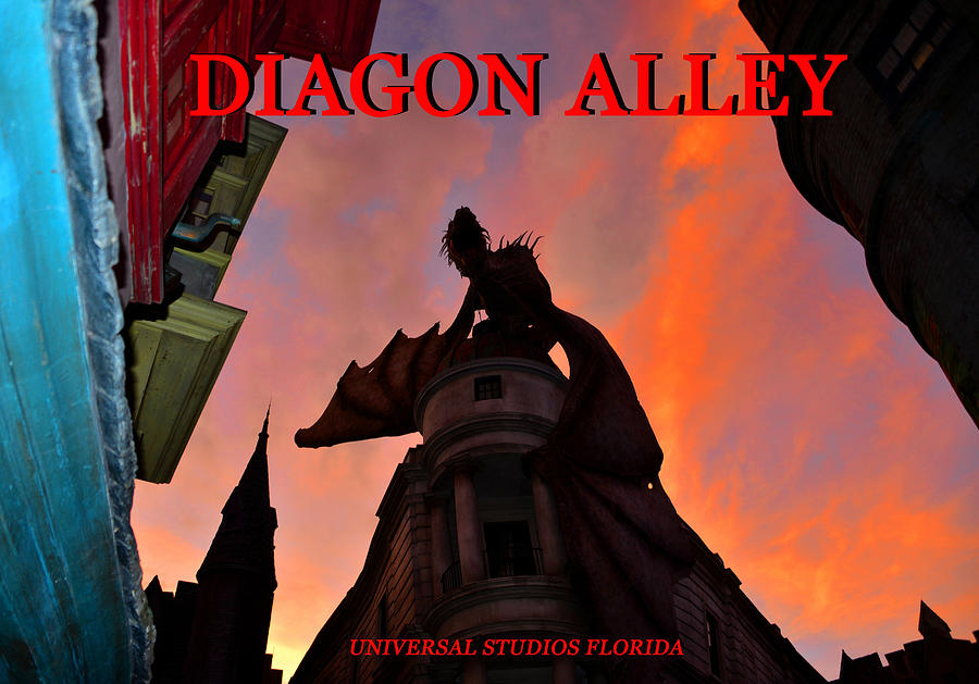 Diagon Alley and sky Photograph by David Lee Thompson