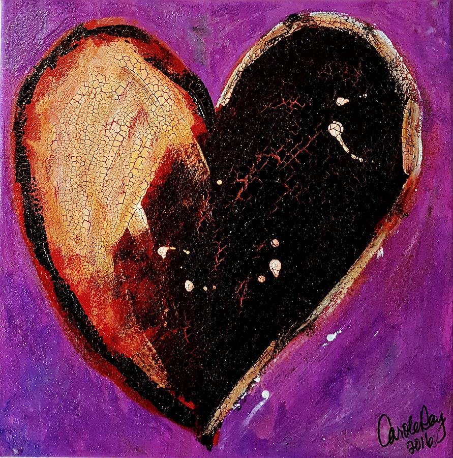 Heart Painting - Dialectic Heart by Carole Ray