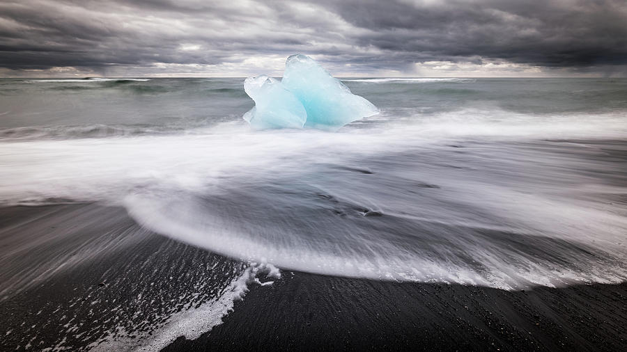 Diamond beach - Iceland - Travel photography Photograph by Giuseppe Milo