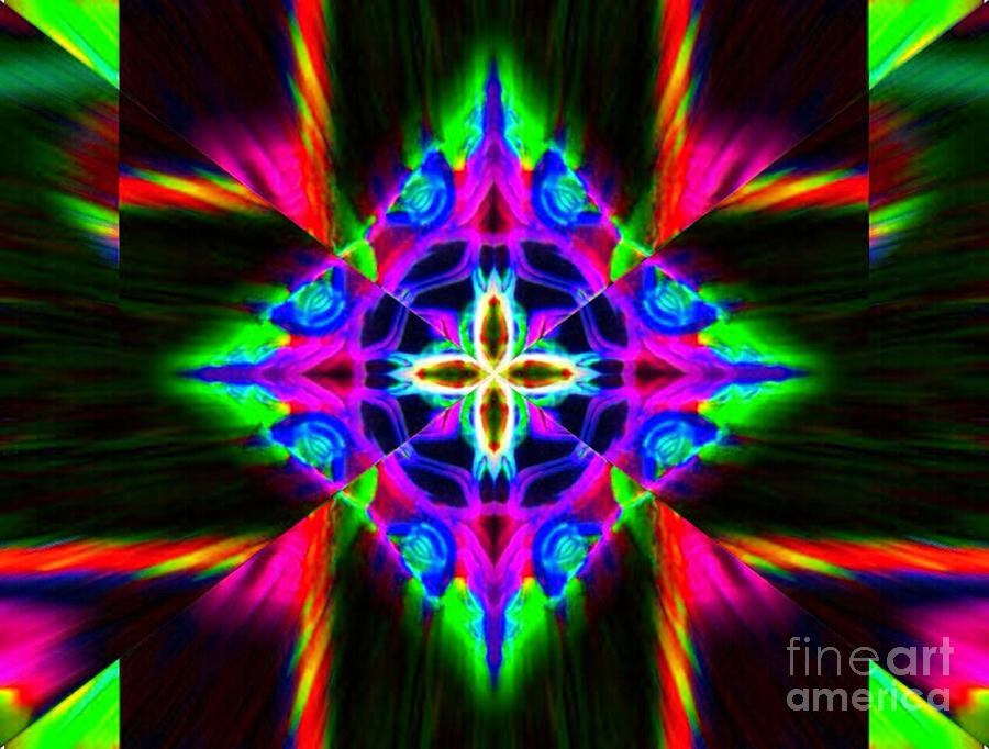 Abstract Digital Art - Diamond Dews by Lorles Lifestyles Abstract Digital Art - Diamond Dews by Lorles Lifestyles
