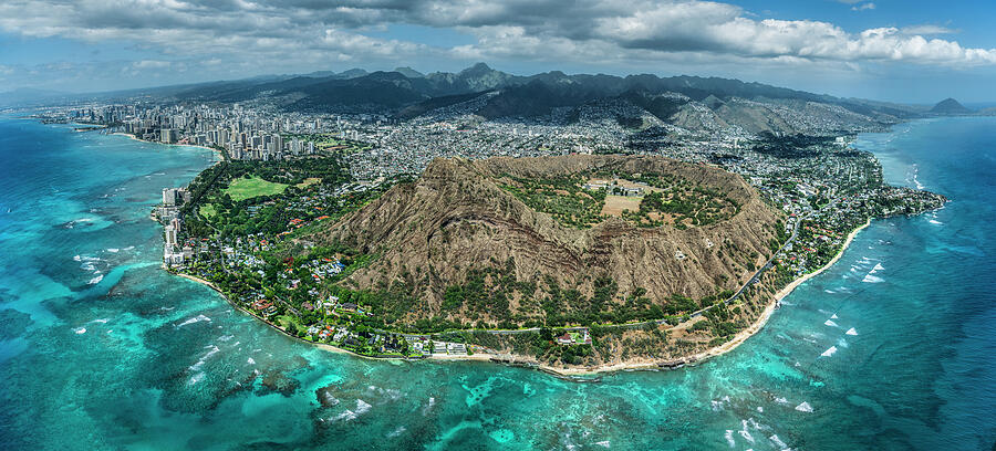 Diamond Head overview Photograph by Sean Davey