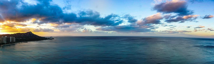 Honolulu Photograph - Diamond Head Skies by Christopher Blink