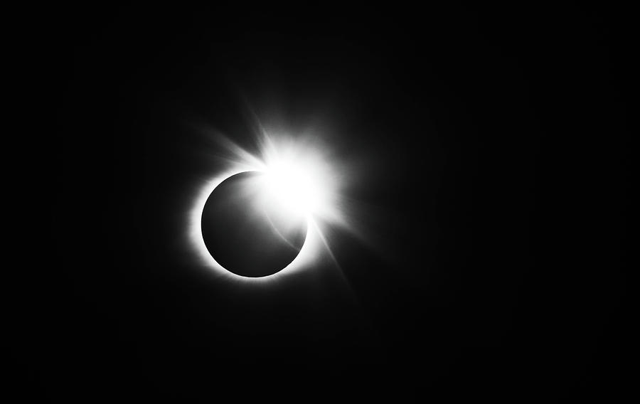 Diamond Ring Solar Eclipse Photograph by Stamp City