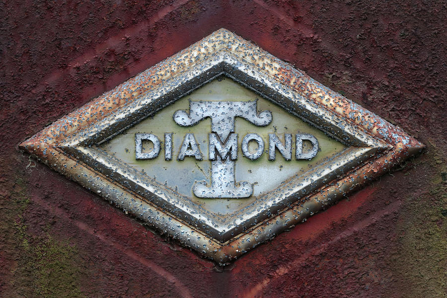 Diamond T Emblem Photograph by Lori Deiter