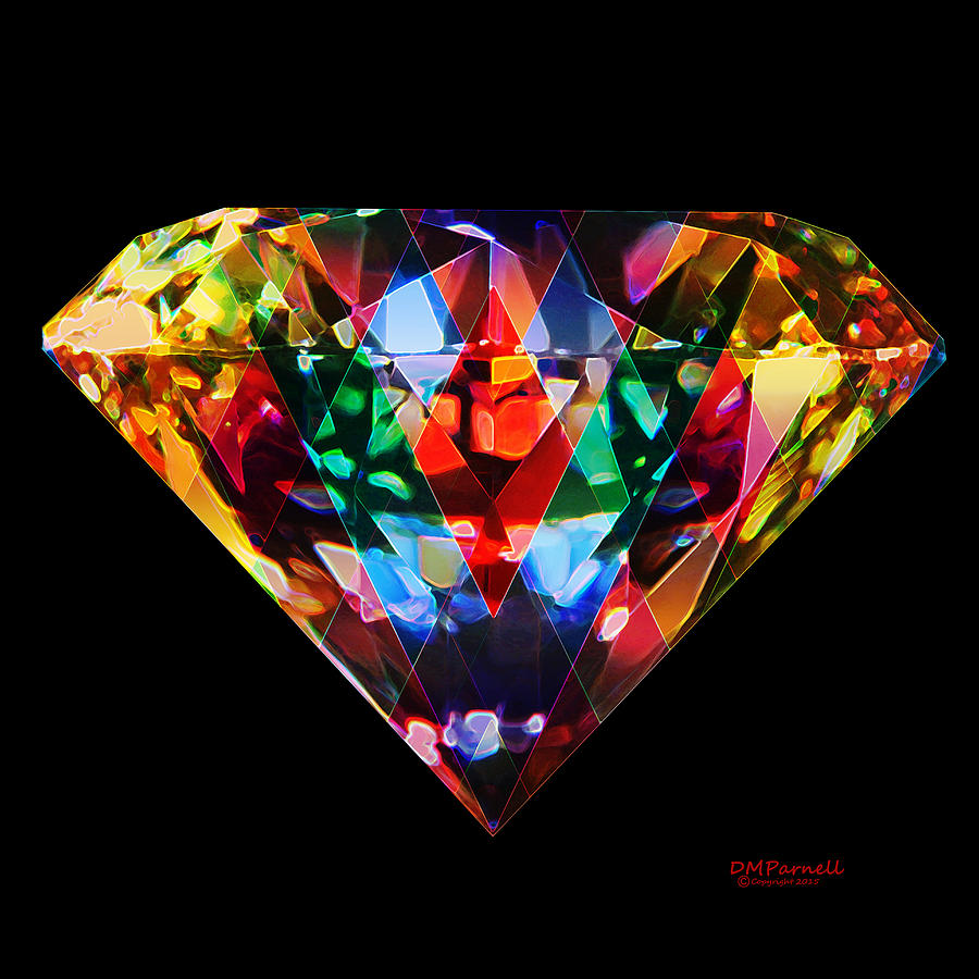 Diamonds Everywhere Digital Art by Diane Parnell - Pixels